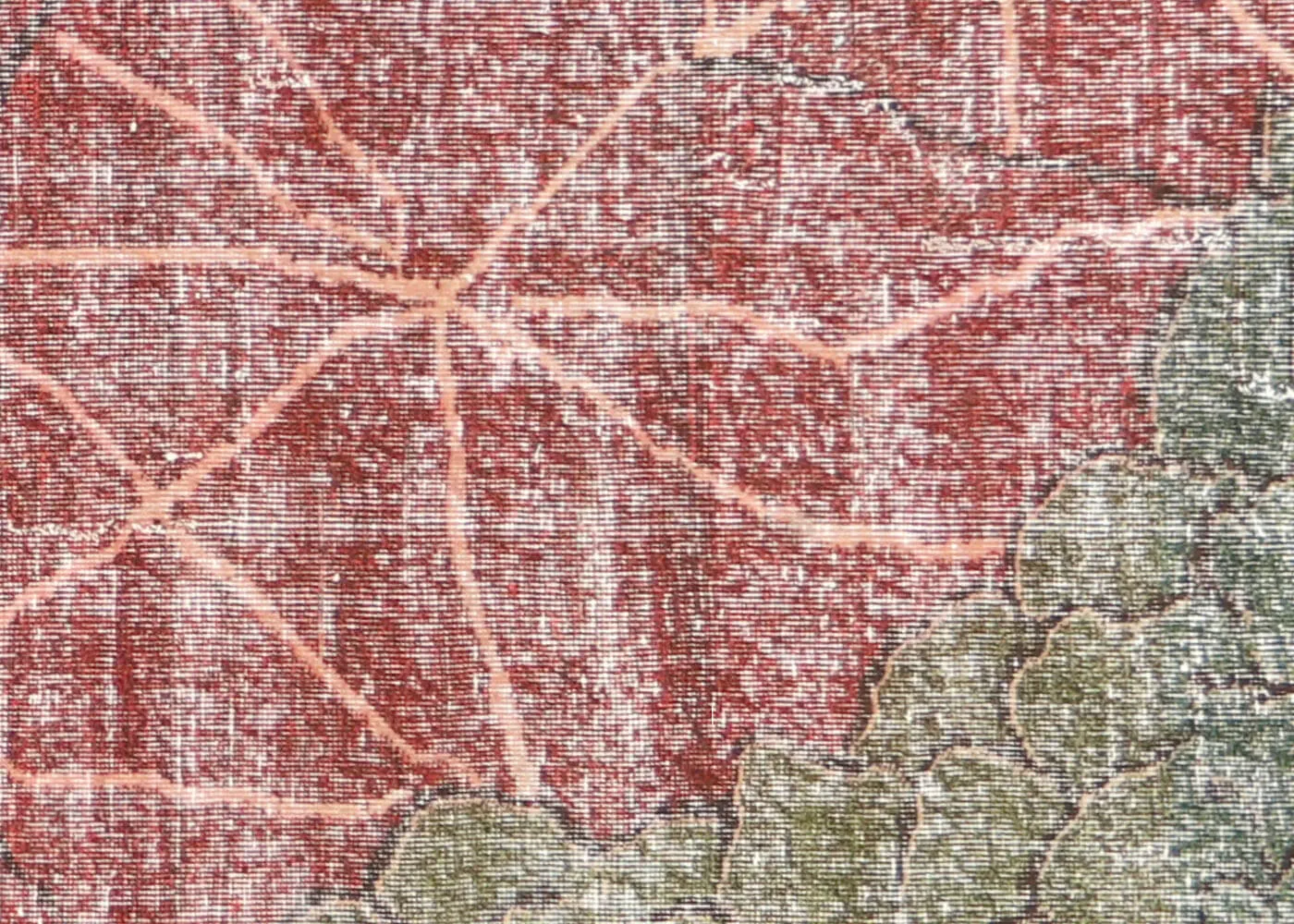 Vintage Turkish Mid-Century-Modern Rug - 6'6" x 10'3"
