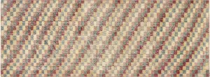 Vintage Turkish Mid-Century-Modern Runner - 2'10" x 7'6"