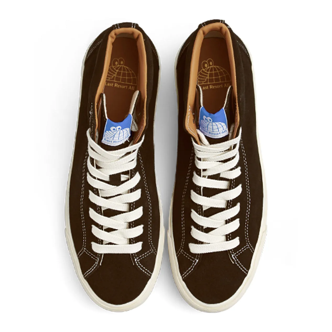 VM003 Suede Hi Choc Brown White