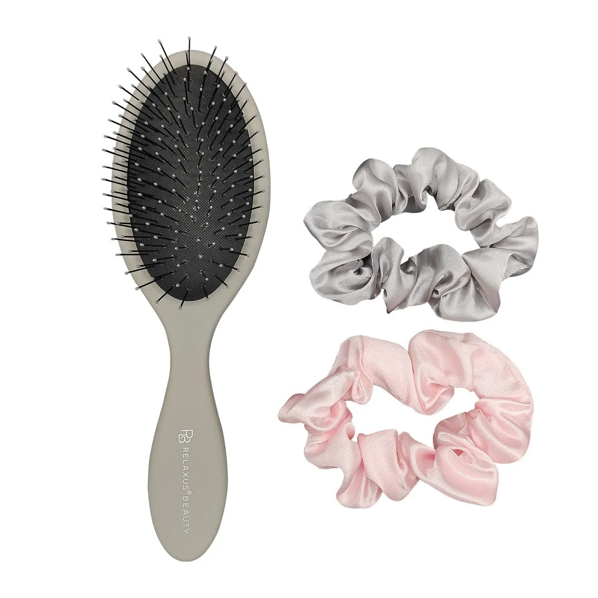Wholesale Detangling Brush & Scrunchie Set - Displayer of 12