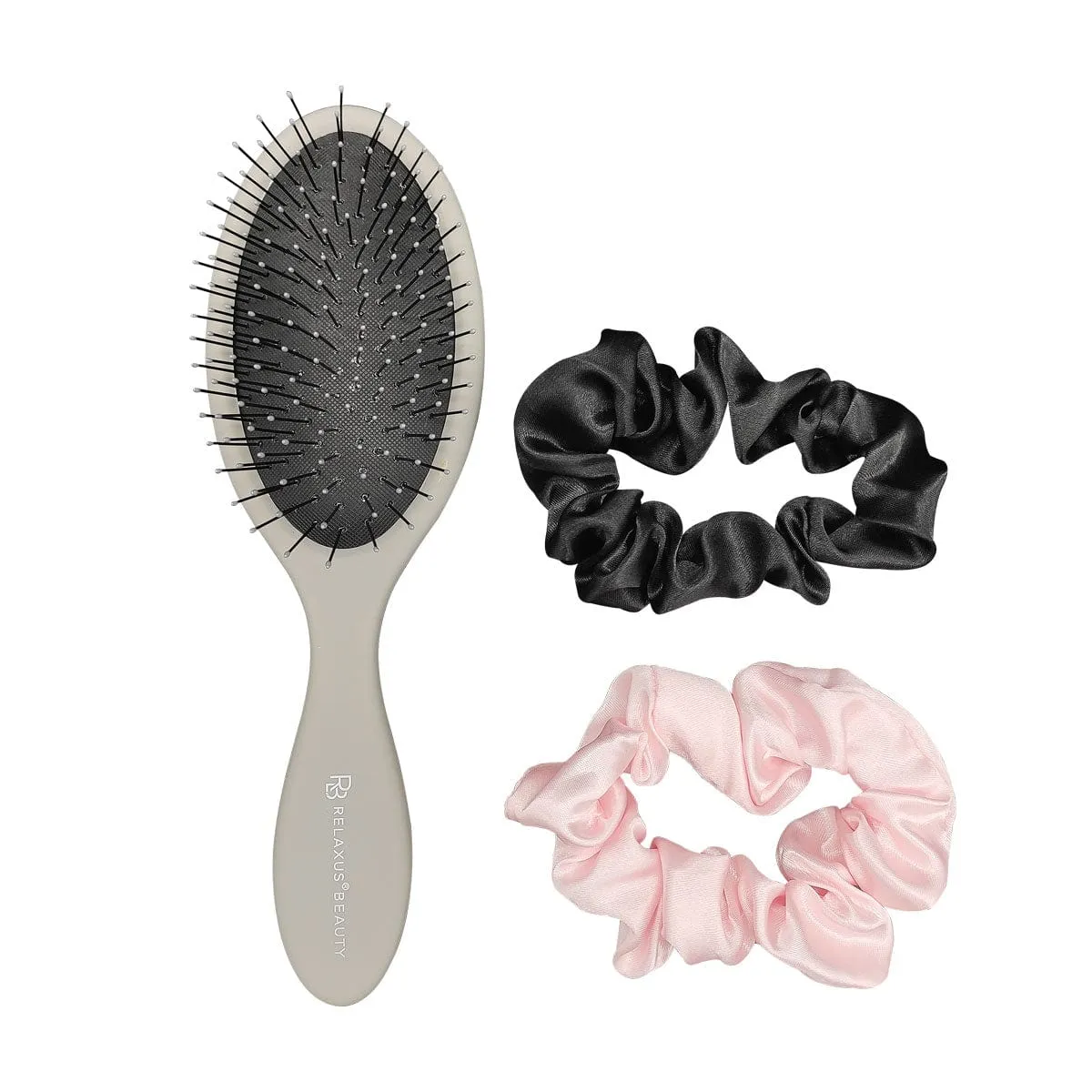 Wholesale Detangling Brush & Scrunchie Set - Displayer of 12