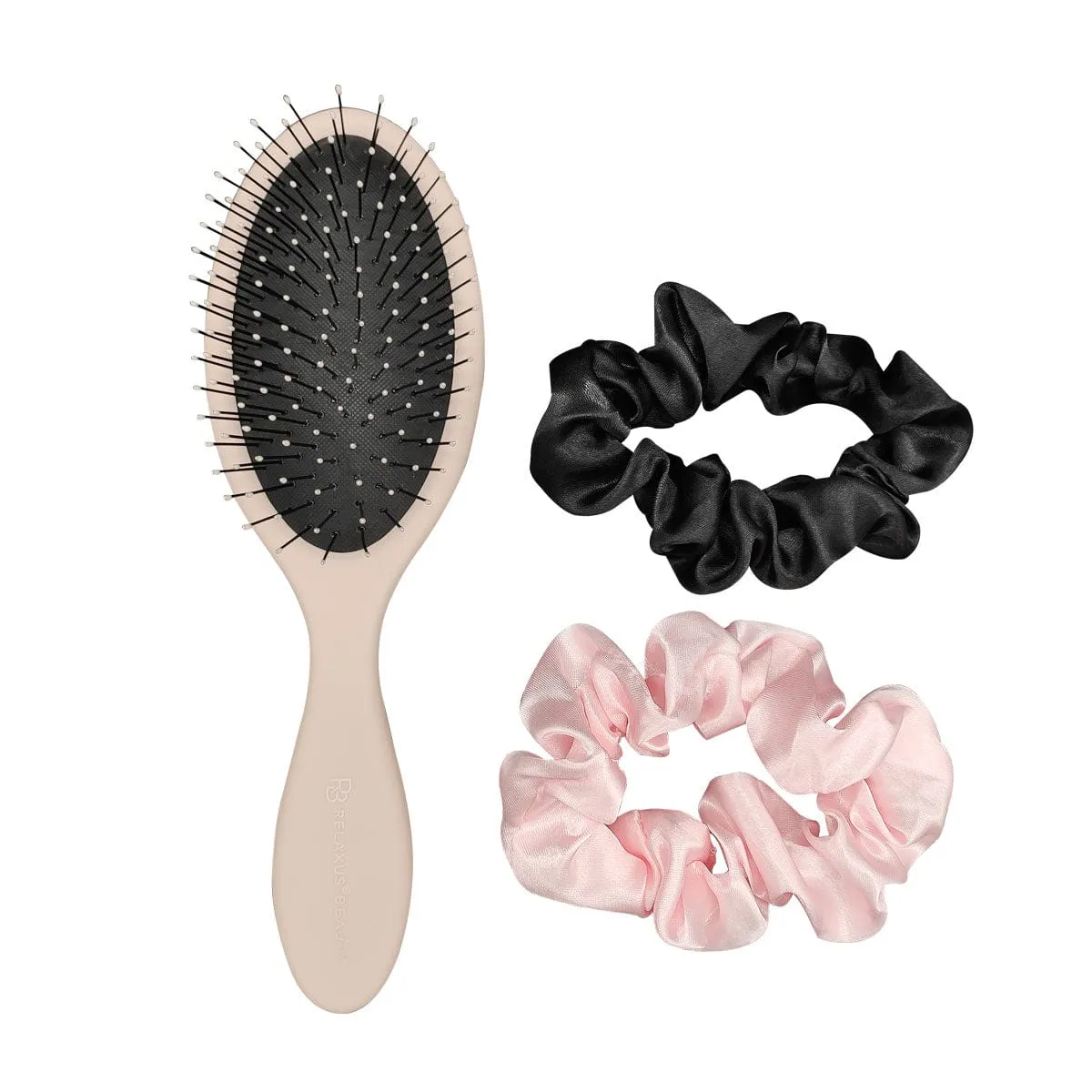 Wholesale Detangling Brush & Scrunchie Set - Displayer of 12