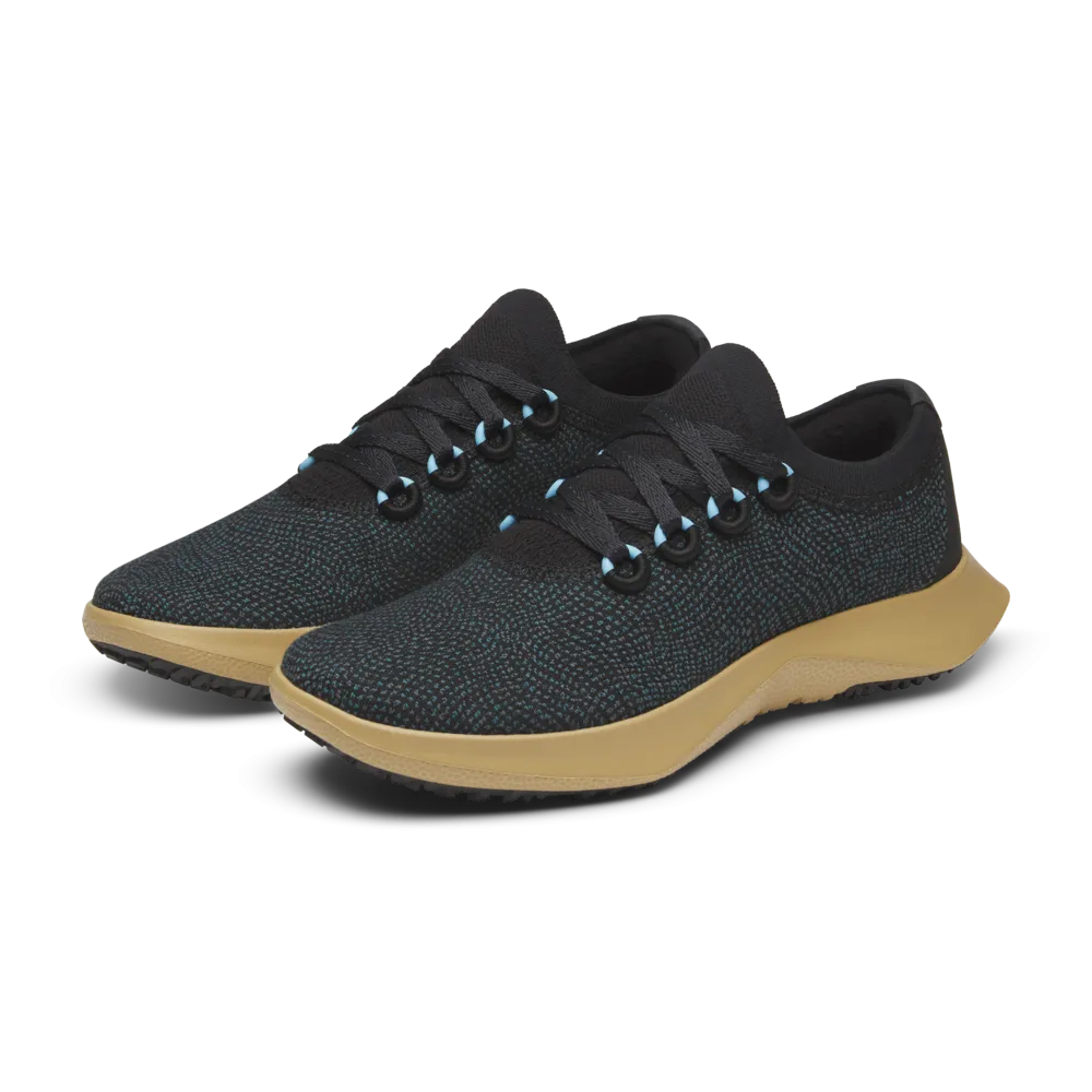 Women's Wool Dasher Mizzles - Natural Black/Chasm Teal (Stony Beige Sole)