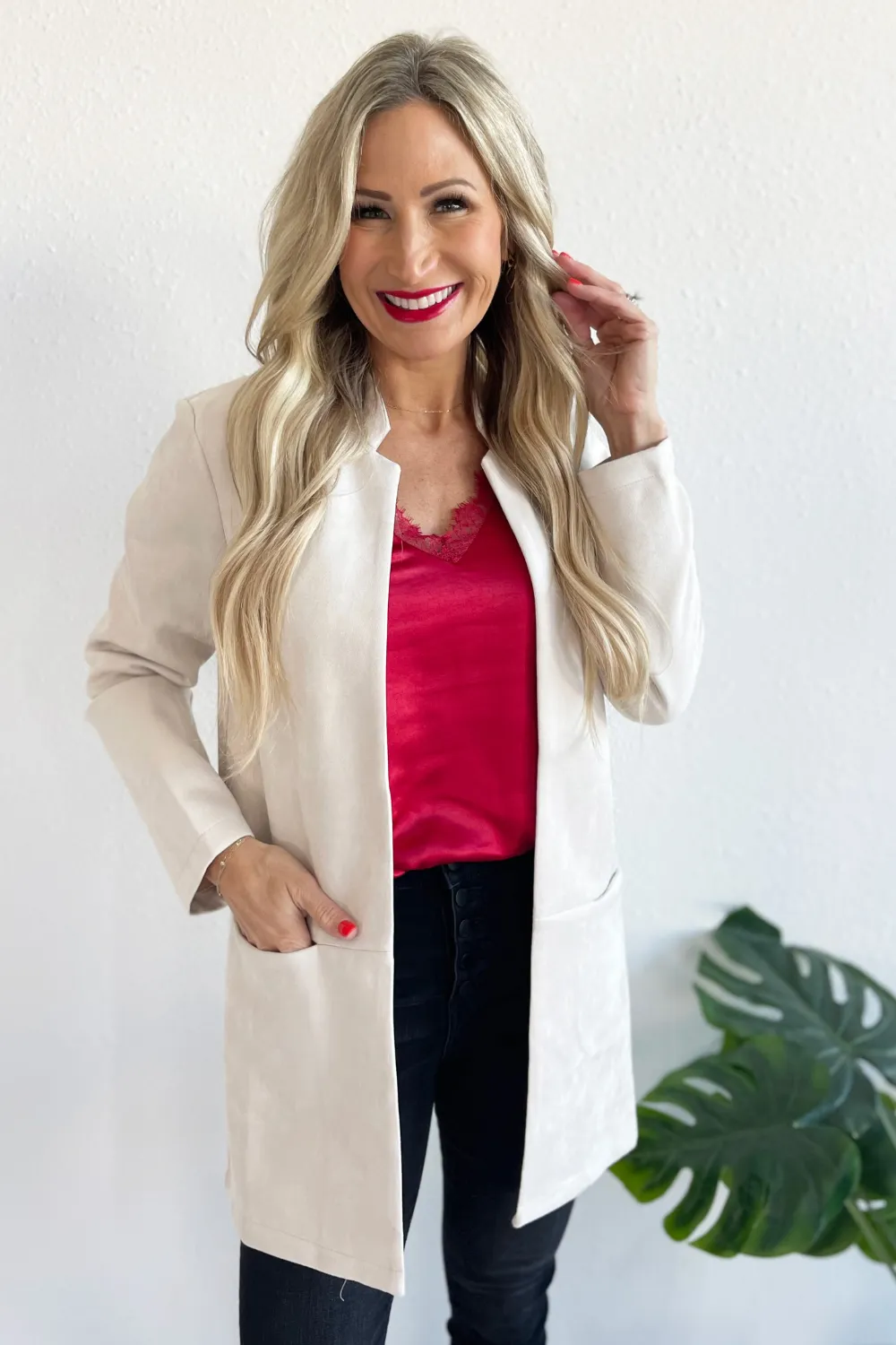 Work Day Suede Jacket