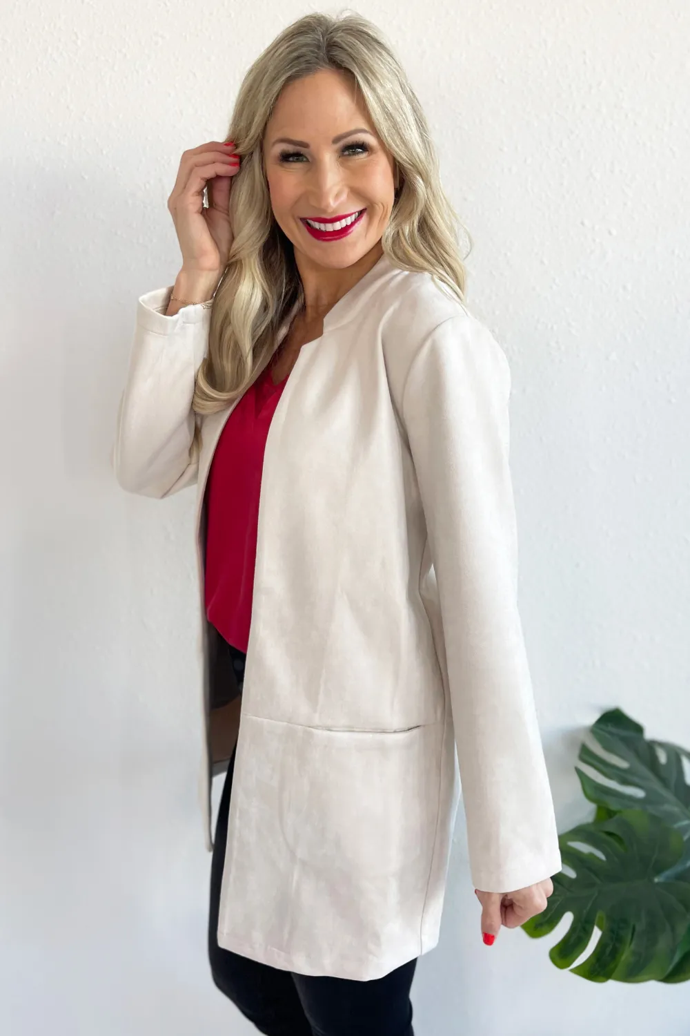 Work Day Suede Jacket