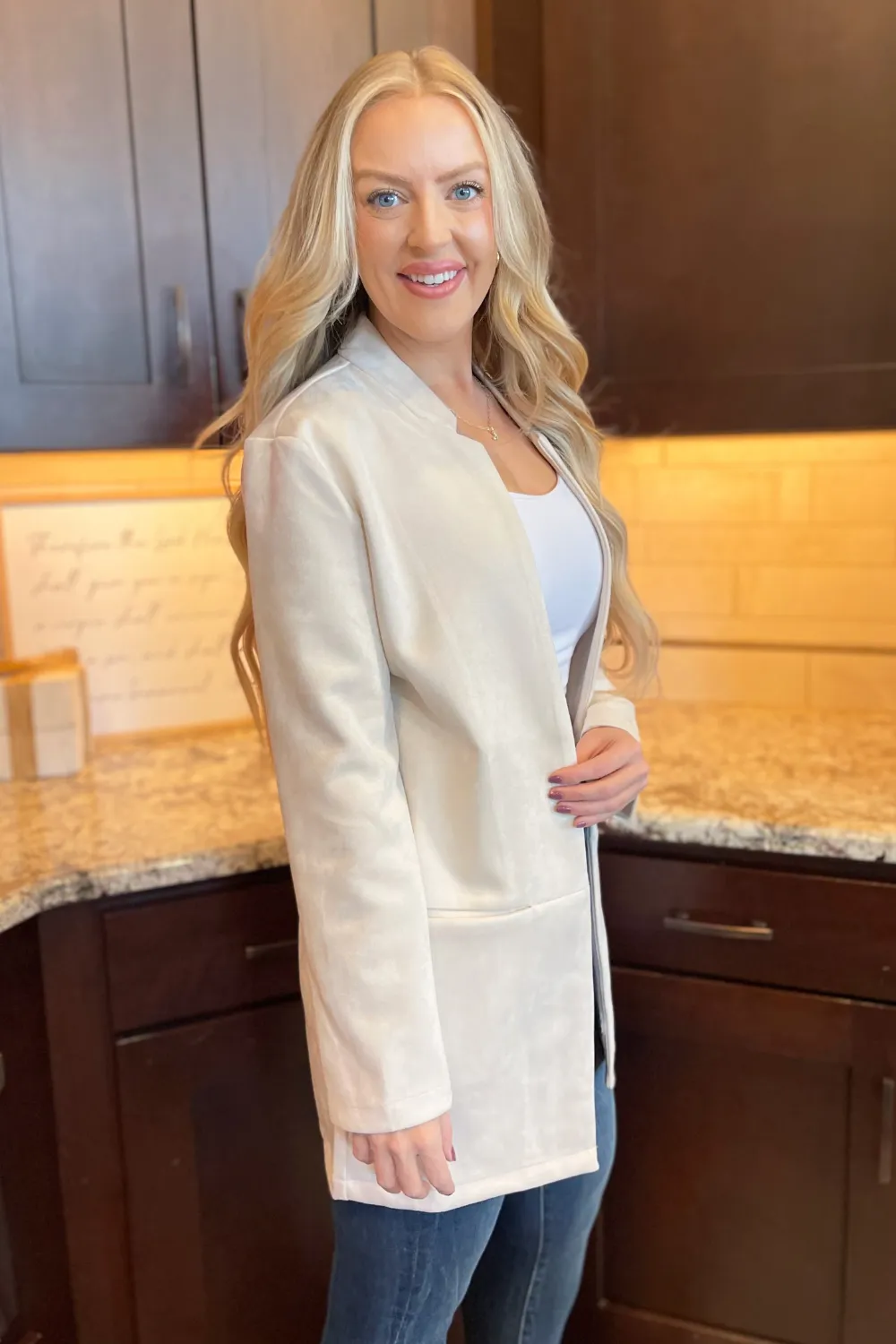 Work Day Suede Jacket