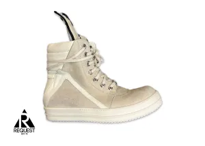x Rick Owens Geobasket "Biege Blistered Suede"